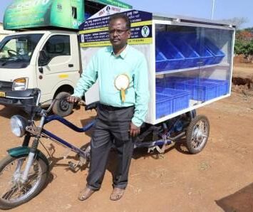 Solar tricycle for vendors