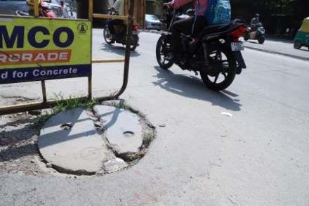 Beware open manholes in Bengaluru