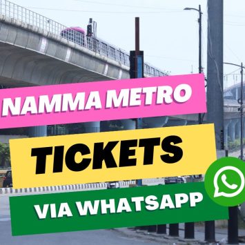 Bangalore metro tickets on whatsapp
